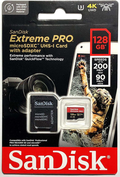 DATA KIT | 5-in-1 Universal Card Reader Adapter & SanDisk Extreme PRO microSDXC Bundle (64GB/128GB)