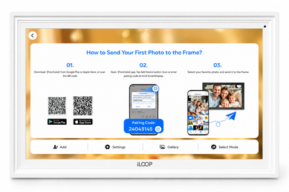 iLoop 15.6” Smart Digital Calendar Pro | 32GB Internal Memory | FotoCube Ai Voice Command | Chore Chart, Photo & Video Frame