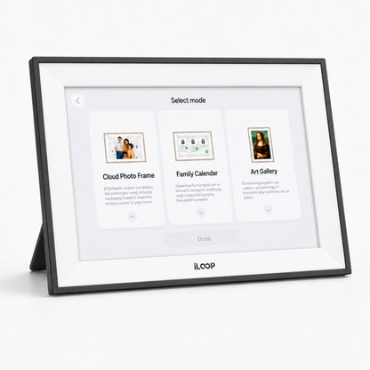iLoop 10.1” Digital Calendar 32GB | 3 Modes: Calendar, Wi-Fi Photo and Video Frame & Art Gallery | Touchscreen