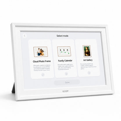 iLoop 15.6” Digital Calendar 32GB | 3 Modes: Calendar, Wi-Fi Photo and Video Frame & Art Gallery | Touchscreen