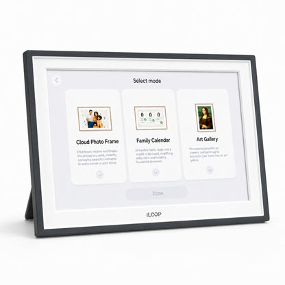 iLoop 15.6” Digital Calendar 32GB | 3 Modes: Calendar, Wi-Fi Photo and Video Frame & Art Gallery | Touchscreen